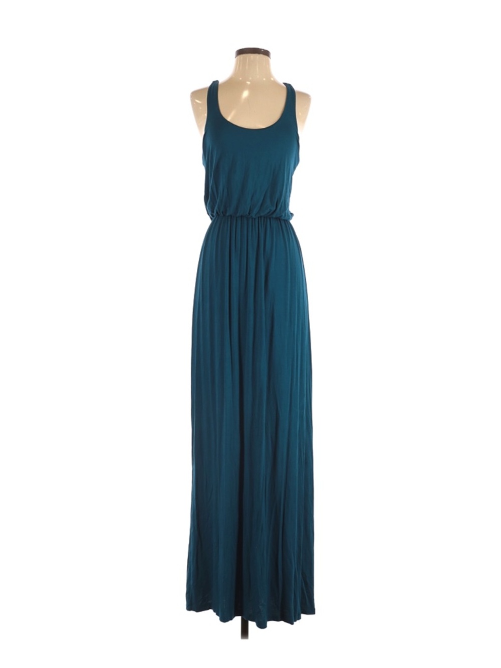Lush Deep Blue Teal Maxi Dress